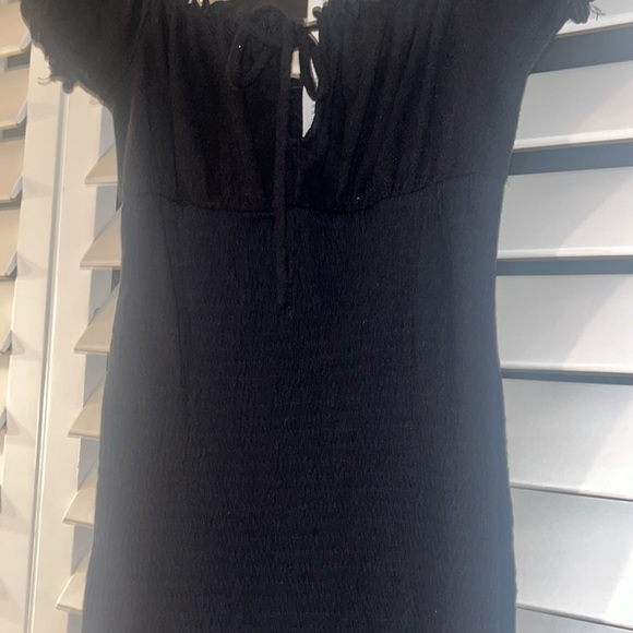 Black Mini Dress - Picture 2 of 3